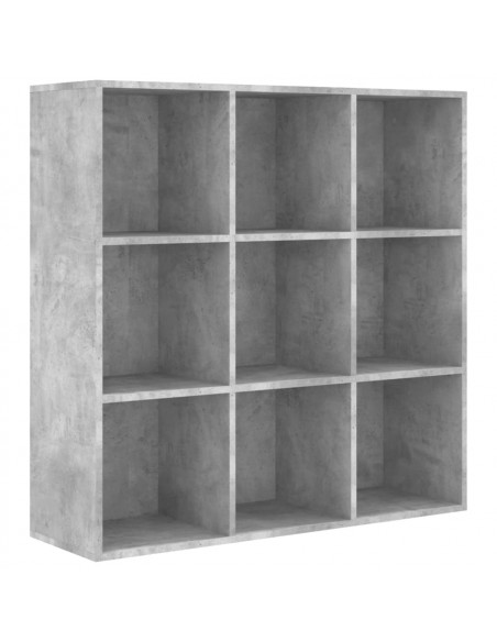 Libreria Grigio Cemento 98x29x97,5 cm in Legno Multistrato