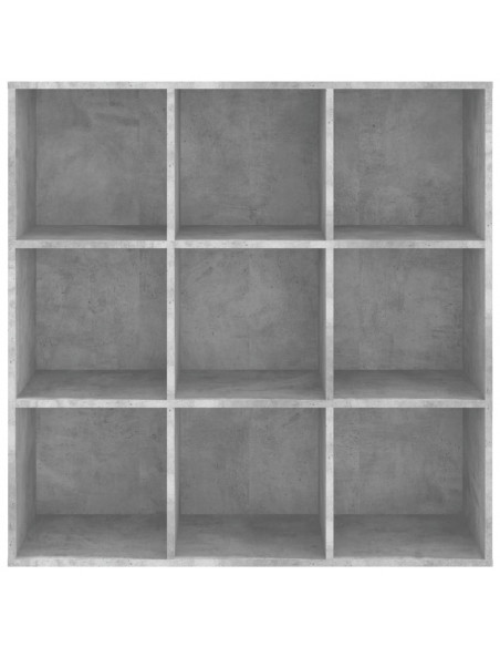Libreria Grigio Cemento 98x29x97,5 cm in Legno Multistrato