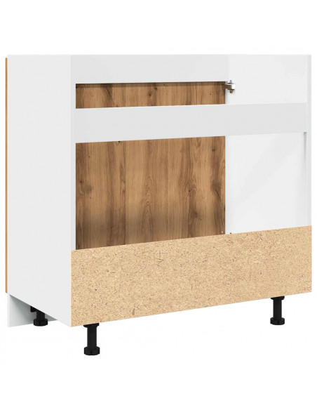 Mobile Sottolavello Artigianale 80x46x81,5 cm Legno Multistrato