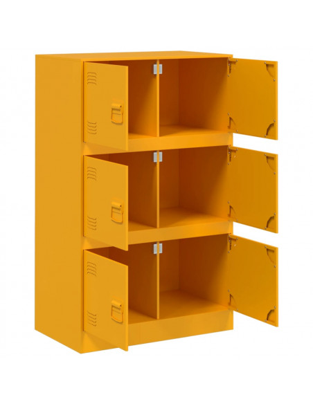 Credenza Antracite 67x39x107 cm in Acciaio