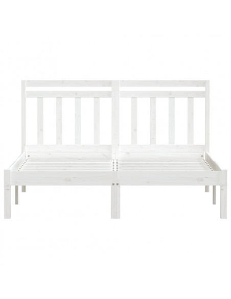 Giroletto Bianco in Legno Massello di Pino 140x190 cm