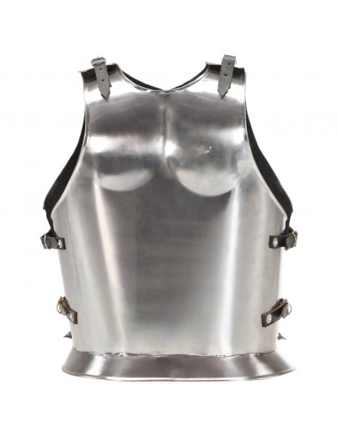 Corazza per Armatura Soldato Romano LARP in Acciaio Argento