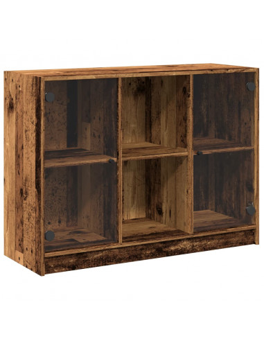 Credenza Legno Antico 102x37x75,5 cm in Legno Multistrato