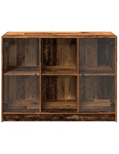 Credenza Legno Antico 102x37x75,5 cm in Legno Multistrato