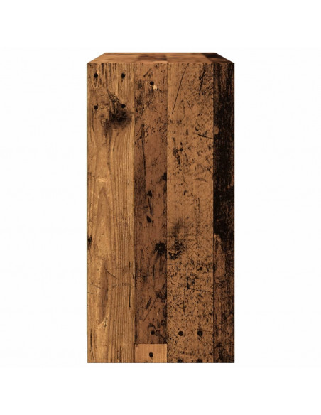 Credenza Legno Antico 102x37x75,5 cm in Legno Multistrato