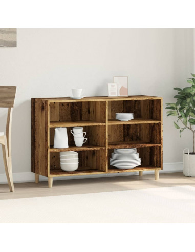 Credenza Legno Antico 103,5x35x70 cm in Truciolato