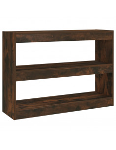 Libreria/Divisorio Rovere Fumo 100x30x72 cm 2