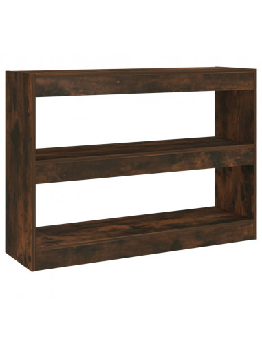 Libreria/Divisorio Rovere Fumo 100x30x72 cm