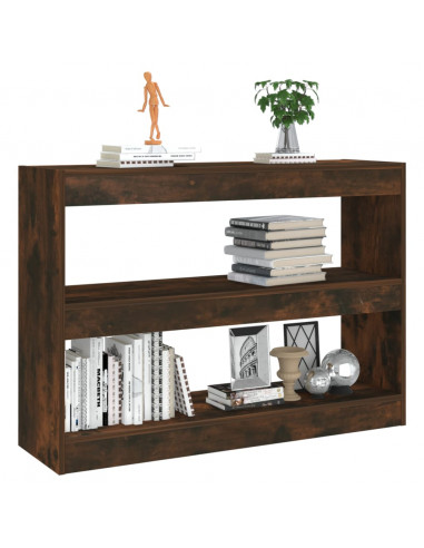 Libreria/Divisorio Rovere Fumo 100x30x72 cm