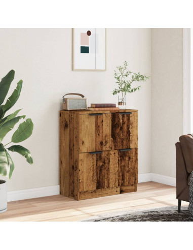 Credenza Legno Antico 60x30x70 cm in Truciolato