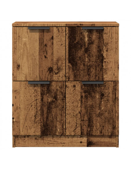 Credenza Legno Antico 60x30x70 cm in Truciolato