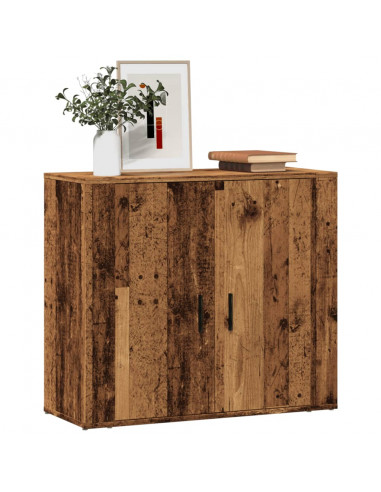 Credenza Legno Vecchio 80x33x70 cm in Truciolato