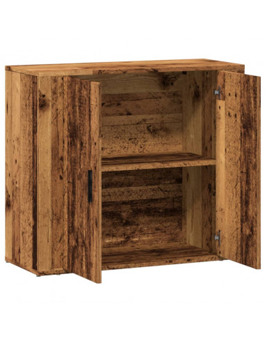 Credenza Legno Vecchio 80x33x70 cm in Truciolato