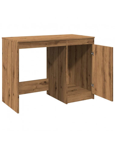 Scrivania Rovere Artigianale 100x50x76 cm in Legno Multistrato