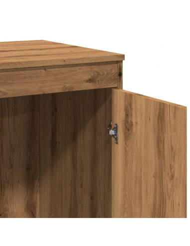 Scrivania Rovere Artigianale 100x50x76 cm in Legno Multistrato