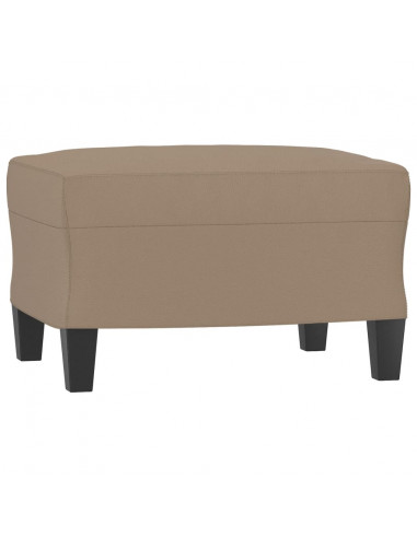 Set di Divani 3 pz con Cuscini Cappuccino in Similpelle