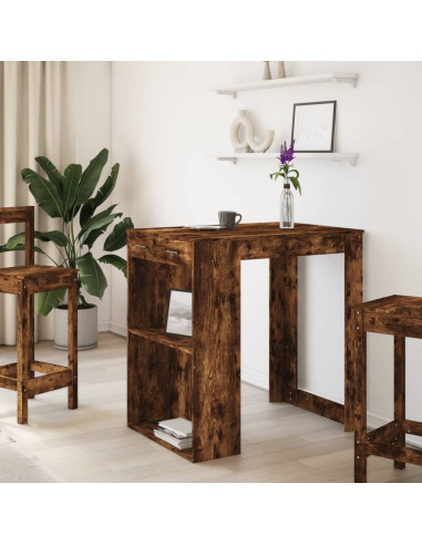 Tavolo Bar Rovere Artigianale 102x70x103,5 cm in Truciolato