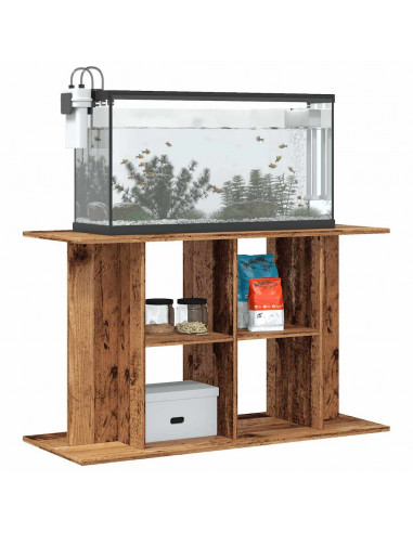 Supporto Acquario 100x40x60cm in Legno Multistrato Legno Antico