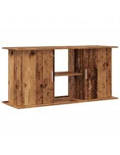 Supporto Acquario 121x41x58cm in Legno Multistrato Legno Antico 2
