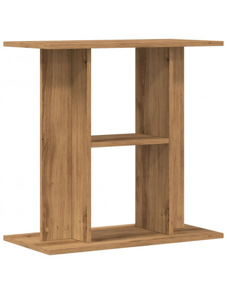 Supporto Acquario 60x30x60 cm Multistrato Rovere Artigianale