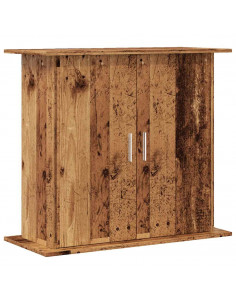Supporto Acquario 81x36x73 cm in Legno Multistrato Legno Antico 2