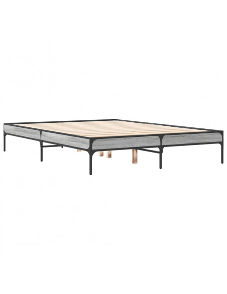 Giroletto Grigio Sonoma 120x190 cm in Legno Multistrato Metallo