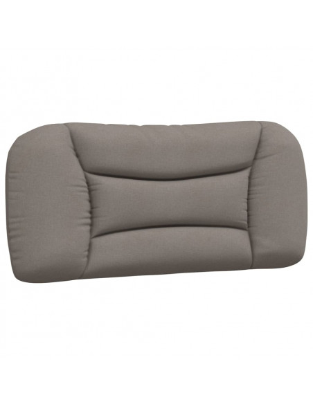 Letto con Materasso Tortora 80x200 cm in Tessuto
