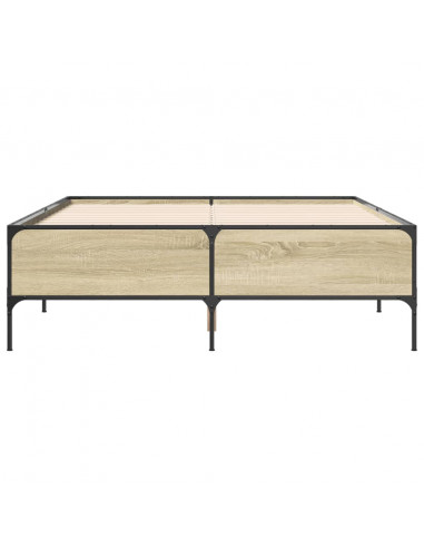 Giroletto Rovere Sonoma 140x190 cm in Legno Multistrato Metallo