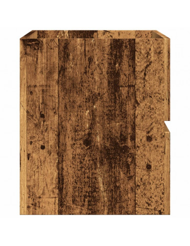 Mobile Lavabo Legno Antico 90x38,5x45 cm in Truciolato