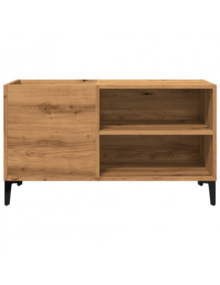 Mobile Porta Dischi Rovere Artigianale 84,5x38x48cm Multistrato