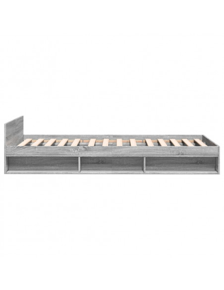 Giroletto Cassetto Grigio Sonoma 100x200 cm Legno Multistrato
