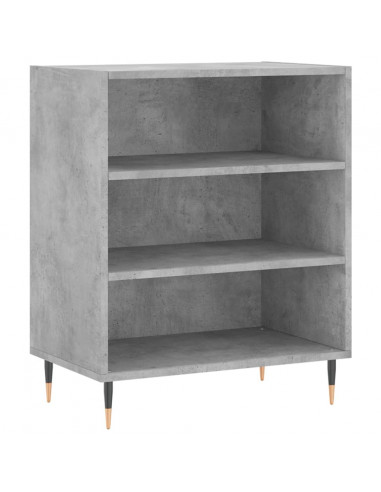 Credenza Grigio Cemento 57x35x70 cm in Legno Multistrato