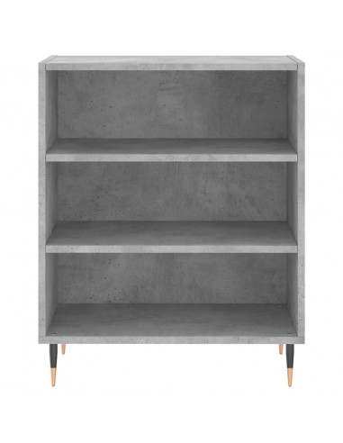 Credenza Grigio Cemento 57x35x70 cm in Legno Multistrato