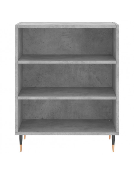 Credenza Grigio Cemento 57x35x70 cm in Legno Multistrato