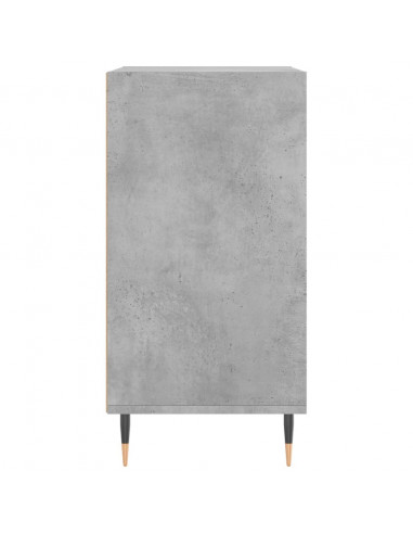 Credenza Grigio Cemento 57x35x70 cm in Legno Multistrato