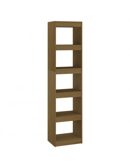 Libreria/Divisorio Marrone Miele 40x30x167,5cm Massello di Pino