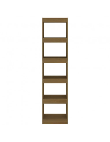 Libreria/Divisorio Marrone Miele 40x30x167,5cm Massello di Pino