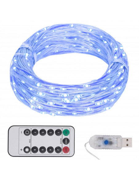 Stringa LED con 150 Luci LED Blu 15 m