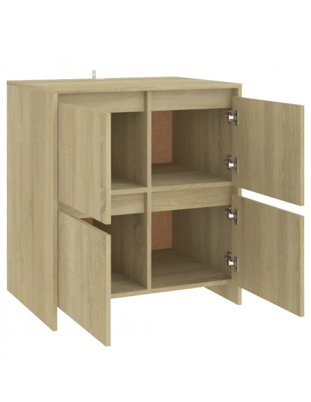Credenza Rovere Sonoma 70x41x75 cm in Truciolato