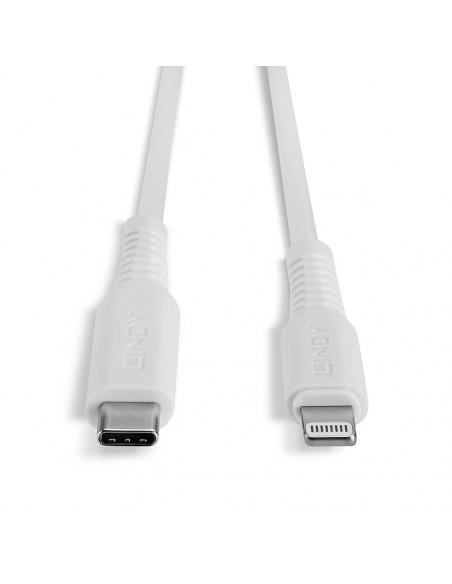 Lindy 31316 cavo Lightning 1 m Bianco
