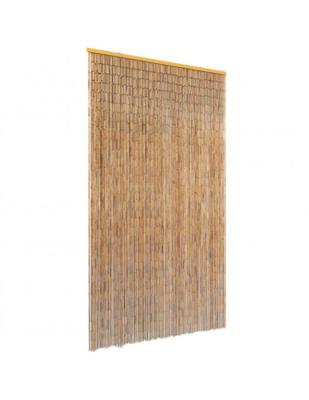 Tenda Antimosche per Porte in Bambù 100x200 cm