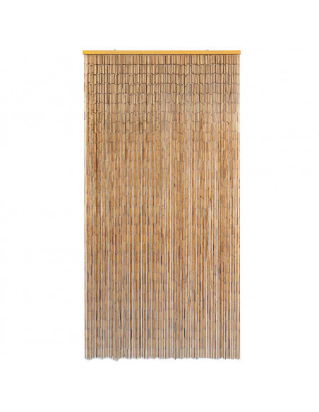 Tenda Antimosche per Porte in Bambù 100x200 cm