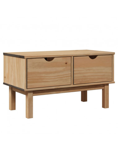 Panca da Corridoio OTTA 80x40x45 cm in Legno Massello di Pino