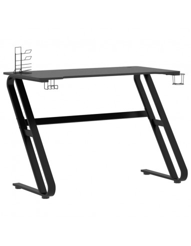 Scrivania da Gaming con Gambe a ZZ Nera 110x60x75 cm