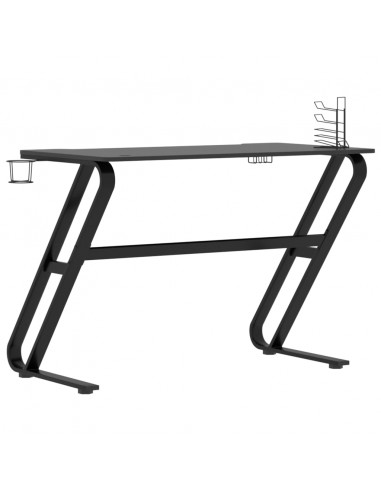 Scrivania da Gaming con Gambe a ZZ Nera 110x60x75 cm