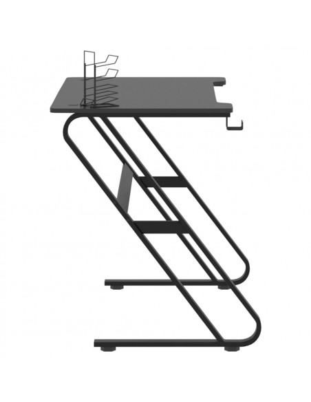 Scrivania da Gaming con Gambe a ZZ Nera 110x60x75 cm