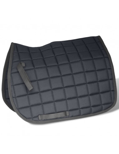 Set Sella Equitazione 17,5" in pelle naturale Nera 18 cm 5-in-1