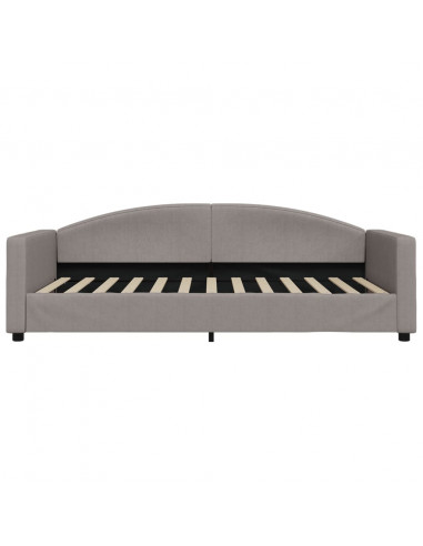 Letto da Giorno Tortora 100x200 cm in Tessuto