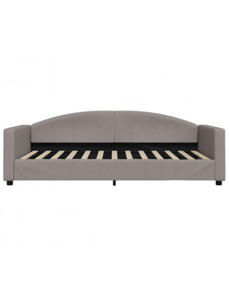 Letto da Giorno Tortora 100x200 cm in Tessuto