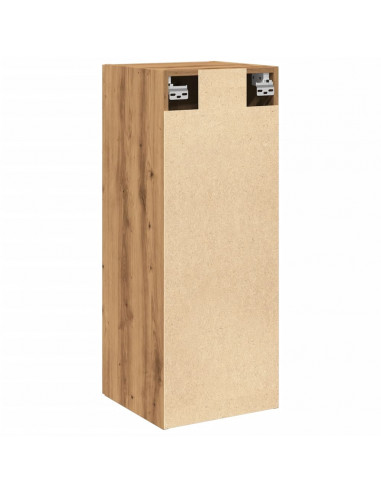 Mobile a Parete Rovere Artigianale 34,5x34x90 cm in Truciolato